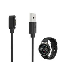Laikrodžio įkroviklio adapteris magnetinis įkrovimo kabelis suderinamas su Xiaomi Xiaoxun Mibro Air išmaniuoju laikrodžiu juoda