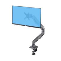 StarTech.com Desk Mount Monitor Arm, Up To 32 Display, C-Clamp, TAA - Befestigungskit (Gelenkarm, C-Klammer) - für Monitor - Kunststoff, Stahl - Schwarz - Bildschirmgröße: 43.2-68.6 cm (17-27) - Tischmontage - TAA-konform (H1M1AG2-MONITOR-ARM)