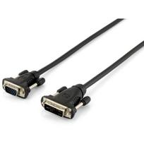 Equip VGA Kabel HD15 -> DVI 12+5 1.80m 1920x1200 schwarz Polybeutel