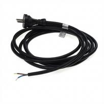 Bachmann Electric Strom Anschlusskabel [ Konturen-Stecker - Kabel, offenes Ende] Schwarz 5.00 m 246186 (246186)