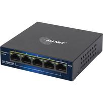 ALLNET Switch unmanaged Layer2 5 Port • 5x 1GbE • PoE Budget 69W • Lüfterlos • ALL-SG8005P (ALL-SG8005P)