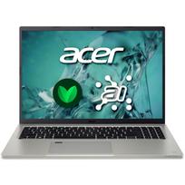 Acer Aspire Vero 16 AV16-71P - Intel Core Ultra 7 255H / 2 GHz - Win 11 Home - Arc 140T - 16GB RAM - 1.024 TB SSD QLC, NVMe - 40.6 cm (16) IPS 1920 x 1200 - Wi-Fi 6E, Bluetooth - Cobblestone Gray - kbd: Deutsch (NX.JDKEG.00M)