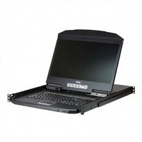 ATEN CL3108NX - KVM-Konsole - PS/2, USB - 47cm (18.5) - Rack - einbaufähig - 1366 x 768 - 250 cd/m² - 1000:1 - 5 ms - VGA - 1U (CL3108NX D)