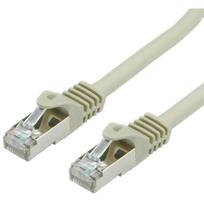 VALUE - Patch-Kabel - RJ-45 (M) bis RJ-45 (M) - 50 cm - SFTP, PiMF - CAT 6a - geformt - Grau