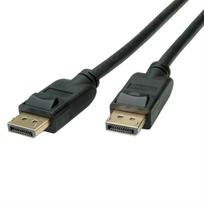 ROLINE - DisplayPort-Kabel - DisplayPort (M) bis DisplayPort (M) - DisplayPort 1.3 - 2 m - 4K Unterstützung - Schwarz (11.04.5811)