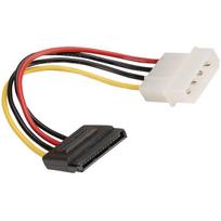 Roline hard drive connection cable (1x Molex 4-pin plug - 1x SATA power socket 15-pin) 0.15 m