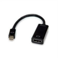 Value 12.99.3143 Videokabel-Adapter Mini DisplayPort HDMI Typ A (Standard) Schwarz (12.99.3143)