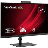 ViewSonic VG2741V-2K Monitor mit Hello-zertifizierter Webcam 68,6 cm (27) Quad HD, IPS, 4 ms, HDMI, DisplayPort, USB-C, USB-A, RJ45, 3,5 mm Klinke (VG2741V-2K)