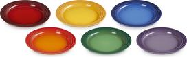 Le Creuset Pusryčių lėkštės Le Creuset Rainbow, 22 cm, 6 vnt.