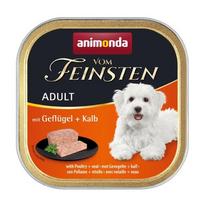 Animonda Vom Feinsten Adult visavertis šlapias pašaras suaugusiems šunims, paukštiena, veršiena, paštetas, 150g