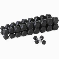 Svorių rinkinys jėgos treniruotėms Toorx Rubber Hex Set 2x2.5-25kg /10 PRO (Pristatymas: 2-4 d.d.)