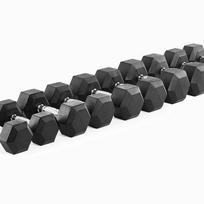 Svorių rinkinys jėgos treniruotėms Gymost PVC Hex Set 2x2.5-25kg /10 PRO (Pristatymas: 2-4 d.d.)