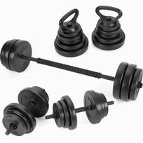Keičiamo svorio / reguliuojami hanteliai Gymtec Dumbbells Set 3in1 40kg (Pristatymas: 1-2 d.d.)