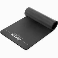 Treniruočių kilimėlis sportui, jogai Gymtek Fitness Mat 180x60x1cm NBR - Black (Pristatymas: 1-2 d.d.)