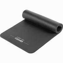 Treniruočių kilimėlis sportui, jogai Gymtek Fitness Mat 190x80x1.5cm NBR - Black (Pristatymas: 1-2 d.d.)