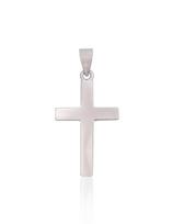 Sidabrinis kryžiaus pakabukas – 925 sidabras su rodžio danga, 31 mm