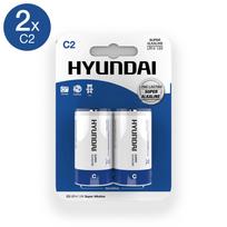Hyundai Hyundai Baterie Alkaliczne C LR14 2 sztuki długotrwała energia