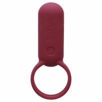 Tenga Tenga SVR Smart Vibe Ring Carmine - pierścień z 5 trybami pracy, USB