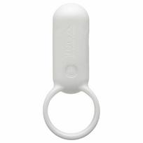 Tenga Tenga SVR Smart Vibe Ring Pearl White - Pierścień wibrujący USB, wodoodporny