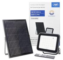 100W LED prožektorius su saulės panele ir 10000 mAh ličio akumuliatoriumi | Nuotolinio valdymo pultas