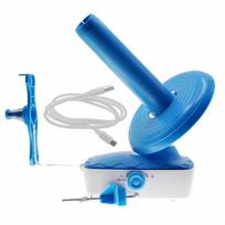 Electric Yarn Winder Automatic Yarn Spinner Yarn Ball Winder Knitting Accessories Easy to Use for Knitting Enthusiasts mėlyna