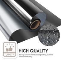 1/2 metro vienpusio veidrodinio lango plėvelės vinilo lipnios atspindinčios saulės plėvelės privatumo lango atspalvis 40X100cm
