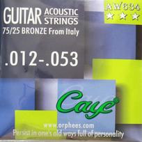 CAYE 6 Pcs Acoustic Guitar Strings Folk Guitar Musical Instruments Accessories AW634