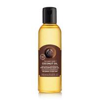 The Body Shop Rainforest Coconut Plaukų Aliejus 200 ml Prieš Šampūną Maitinamoji Priežiūra Lygiai, Žvilgančiai, Švelniai Atrodantiems Plaukams