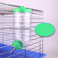 500 ML Leakproof Rolling Ball Water Dispenser for Rabbit Chinchilla Guinea Pig žalia