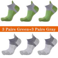 6 poros kojinių pirštinėms vyrams Medvilninės Dryžuotos Ankle Socks Sportinės Kvėpuojančios Tinklelio Formuojančios Apsaugančios Nuo Trinties Nematomos Trumpikės Su Penkiais Pirštais
