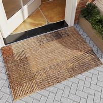 Japoniško stiliaus bambuko medvilnės aksomo durų kilimėlis, įėjimo grindų kilimėlis, sugeriantis vandenį ir pašalinantis dulkes, neslystantis guminis pagrindas 40x60cm