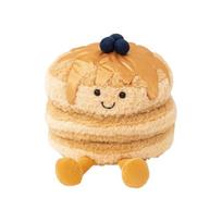 Minkštas pliušinis pyragaičio žaislas pagalvė Patogūs vaikų kambario dekorai Braškinis citrininis tortas Lėlė Dovana Daugiaspalvis Cinnamon Roll ruda