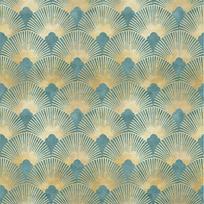 Lipni tapetai Gėlėti Auksiniai Žali Vintažiniai Geometriniai Tapetai Art Deco Lipni Kontakto Popierius Virtuvės Baldams 40x100cmx1roll