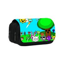 New rhythm box printed double-layer pencil case, Sprunki music game school supplies bag for elementary and middle school students. Rhythm Box Double Pencil Case