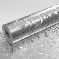 KTV auksinės folijos tapetų rulonas svetainei, barui, šokėjų salei, metalinio blizgesio tapetai, prabangus 0.53x9.3m auksas
