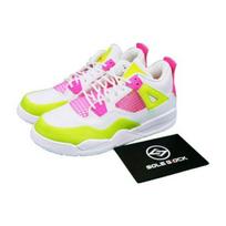 Air Jordan 4 Retro SE PS Lemon Venom CV7809-100 11C-3Y EU 28 citrina/balta