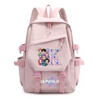 26 raidės Kpop Demonas Medžiotojai Spausdintas Kuprinė Paaugliui Berniukui Mergaitei Mokyklinė Kuprinė Vaikams Studentui Kuprinė Moterims Kelioninė Kuprinė Vaikui Dovana Kuprinė
