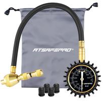 ATsafepro Oro matuoklis Padangų oro nuleidėjas 500KPa / 2 viename Oro slėgio matuoklis 4X4 500Kpa