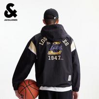 JACK&JONES Men's NBA Lakers Print Hooded Jacket L