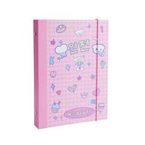 Kawaii A5 nuotraukų albumų segtuvas 6 skylių laisvų lapų Kpop fotokortelė Rinkti knygą Kieto popieriaus viršelis 3/5 colių kortelės rankovės Krepšys Kanceliarinės prekės 3 inch 25 sheets pink