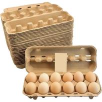 1 vnt. kiaušinių dėžutė 30x20x4cm Biologiškai skaidžios popieriaus masės kiaušinių dėžutės 12 kiaušinių laikiklis Atsparus smūgiams Aplinkai draugiški Virtuvės įrankių laikymo priemonė China Mainland