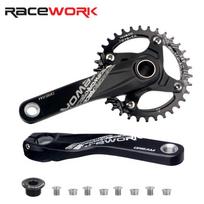 RACEWORK integruotas švaistiklis Mtb Hollowtech dviračių 104 Bcd kalnų dviračių švaistikliai, dvigubi švaistikliai 170mm