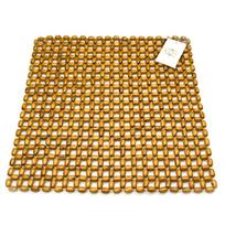 45x45CM alyvuogių medinių karoliukų automobilio sėdynės pagalvėlė masažinė kvėpuojanti vėsi sėdynės pagalvė automobiliui namuose su karoliukais geltona