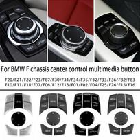 Automobilio salono konsolė „iDrive“ daugialypės terpės valdymo mygtuko pakaitinis dangtelis, skirtas BMW F važiuoklei 1 2 3 4 5 6 7 serija X1 X2 X3 X4 X5 X6 5 Button MEDIA-COM