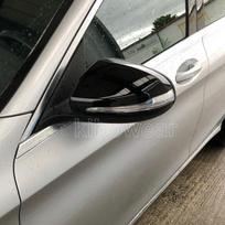Juodi Šoninio Veidrodėlio Dangteliai Mercedes Benz W205 W222 W213 W238 X205 X253 C217 W463 C253 W253 Dangtelis C S GLC E G Klasės AMG