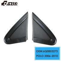 Nauja išorinio sparno trikampio dangčio galinio vaizdo veidrodžio apdaila, skirta VW Polo 4 9N sedanui Vento 2006-2010 6Q0853273A 6Q085327 Driver side black
