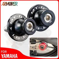 YAMAHA MT-07 MT 07 MT07 Universaliems 6MM Motociklo Sūpynės Ritėms Stovo Varžtai CNC Aliuminio MT-07 Black