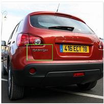 NAUJAS Automobilio 3D raidės emblema ženklelis Galinė lipdukas Decal Skirta Nissan Qashqai Chromo Sidabro 195x24mm Galinis lipdukas