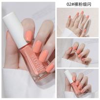 10ml Nagų lakas Be kepimo Greitai džiūstantis Ilgalaikis Nulupamas Nagų dailė Manikiūro salonas Pasidaryk pats Namuose 02#Nude pink