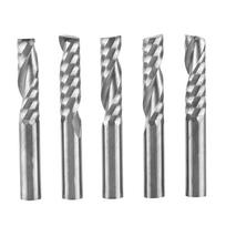 6 mm kotas Volframo karbido vienos briaunos frezos Spiralinės frezos CNC frezavimo antgaliai Frezavimo antgaliai Pjovimo įrankis Freza 22mm